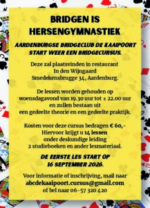 Start nieuwe bridgecursus